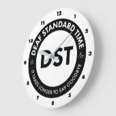 Dead Standard Time Große Wanduhr (Winkel)