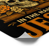 Dead Things Come Alive Name Of Jesus Christian Hal Poster (Ecke)