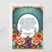 💀🎉Dead to the Last Detail Einladung (Rückseite)