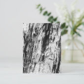 Dead Tree Bark Postkarte (Stehend Vorderseite)