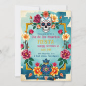 💀 🎉 Dead Valley Disco, Día de los Muertos Einladung (Vorderseite)