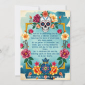 💀 🎉 Dead Valley Disco, Día de los Muertos Einladung (Rückseite)