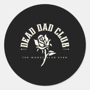 Dead Vater Club Runder Aufkleber