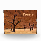 Dead Vlei Namibia Landschaft Foto mit Text (Vorderseite)