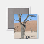 Dead Vlei, Namibia Magnet (Vorderseite/Rückseite)