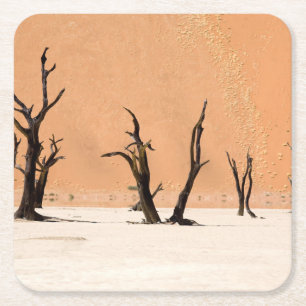Dead Vlei, Namibia Rechteckiger Pappuntersetzer