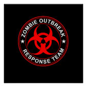 Dead Zombie Outbreak Response Team Walking Poster (Vorderseite)