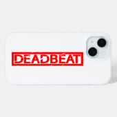 Deadbeat-Briefmarke Case-Mate iPhone Hülle (Rückseite (Horizontal))