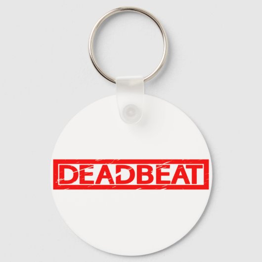 Deadbeat-Briefmarke Schlüsselanhänger (Vorderseite)