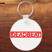 Deadbeat-Briefmarke Schlüsselanhänger (Vorderseite)