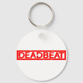 Deadbeat-Briefmarke Schlüsselanhänger (Rückseite)