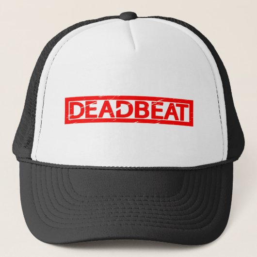 Deadbeat-Briefmarke Truckerkappe (Vorderseite)