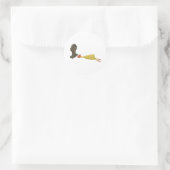 DeadJoke110709-Kopie Runder Aufkleber (Tasche)