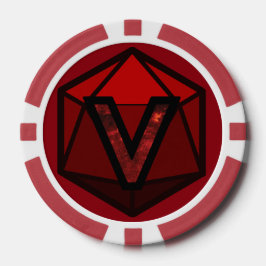 DEADLANDS - Red Team Poker Chip