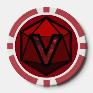 DEADLANDS - Red Team Poker Chip