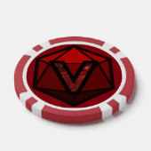 DEADLANDS - Red Team Poker Chip (Einzeln)