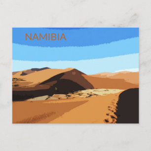Deadlei Namibia Vintage Art Postkarte