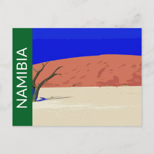Deadlei Namibia Vintage Art Postkarte