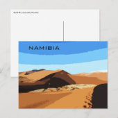 Deadlei Namibia Vintage Art Postkarte (Vorne/Hinten)