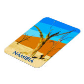 Deadlei Namibia Vintages Kunstmuseum Magnet (Linke Seite)