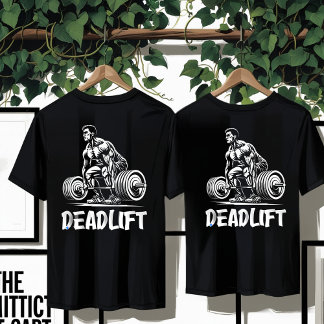 Deadlift Beast Gym T - Shirt - Kraftheben, Ausarbe