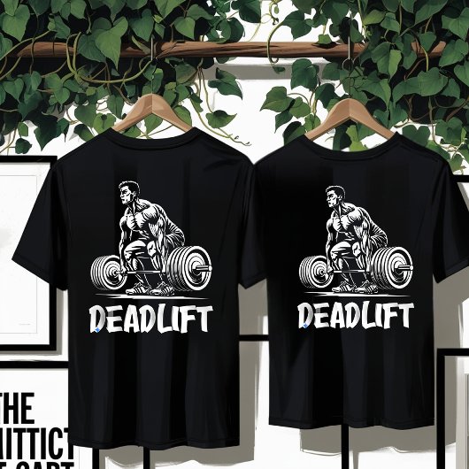 Deadlift Beast Gym T - Shirt - Kraftheben, Ausarbe