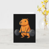 Deadlift Capybara Fitness Locarno Karte (Gelbe Blume)