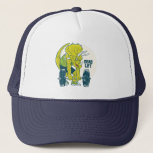 Deadlift Dinosaurier - Triceratop-Gewichtsabnahme Truckerkappe