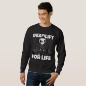 Deadlift for Life Gym Weightlifting Sweatshirt (Vorne ganz)