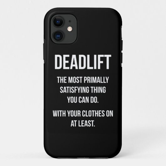 Deadlift - Funny Gym Meme - Neuheit Workout Case-Mate iPhone Hülle (Rückseite)