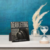 Deadlift - Funny Gym Meme - Neuheit Workout Fotoplatte (InSitu)