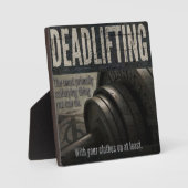 Deadlift - Funny Gym Meme - Neuheit Workout Fotoplatte (Vorderseite)