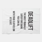 Deadlift - Funny Gym Meme - Neuheit Workout Geschirrtuch (Horizontal)