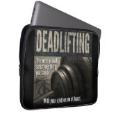 Deadlift - Funny Gym Meme - Neuheit Workout Laptopschutzhülle (Vorne Rechts)