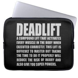 Deadlift - Funny Workout Motivierend Laptopschutzhülle