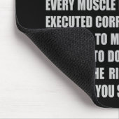 Deadlift - Funny Workout Motivierend Mousepad (Ecke)