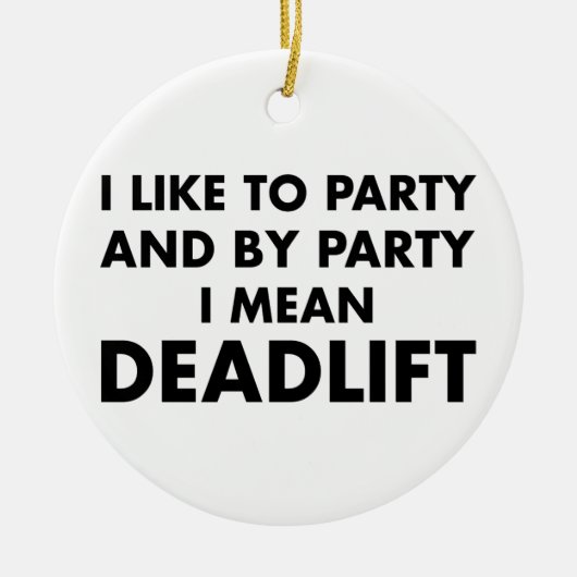 Deadlift Keramikornament (Vorne)