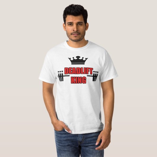 Deadlift König T-Shirt (Vorne ganz)