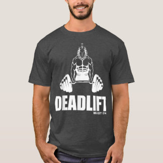 Deadlift Lion Soldier Deadlift Fitness Motivation T-Shirt