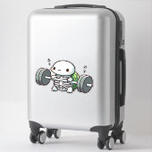 Deadlift Niedlich Turtle Classic T - Shirt Aufkleber (Koffer)