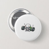 Deadlift Niedlich Turtle Classic T - Shirt Button (Vorne & Hinten)