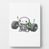 Deadlift Niedlich Turtle Classic T - Shirt Fotoplatte (Vorderseite)