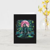 Deadlift Skeleton Geschenk Fitness Goth Tarot Card Karte (Gelbe Blume)