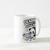 Deadline? More Like Dead Inside Mug – Kawaii Panda Kaffeetasse (VorderseiteRechts)