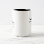 Deadline Reader-Tasse Zweifarbige Tasse (Mittel)
