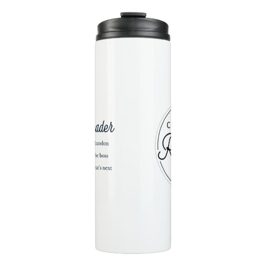 Deadline Reader Thermal Tumbler Thermosbecher (Vorderseite)