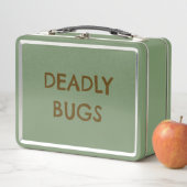 'DEADLY BUGS' Gift Funny Horror Metal Lunchbox (Beispiel)