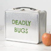 'DEADLY BUGS' Gift Funny Horror Metal Lunchbox (Beispiel)