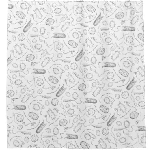 Deadly Design Duschvorhang (Vorderseite)