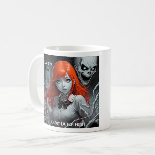 Deadly Dutch High Coffee Mug - Ema Rose Design Kaffeetasse (Vorderseite Links)